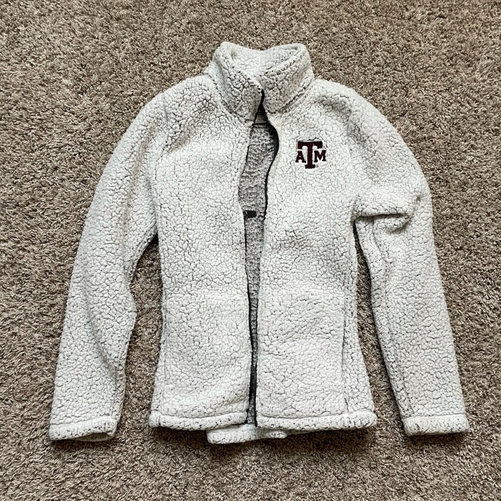 Texas A&M fuzzy jacket